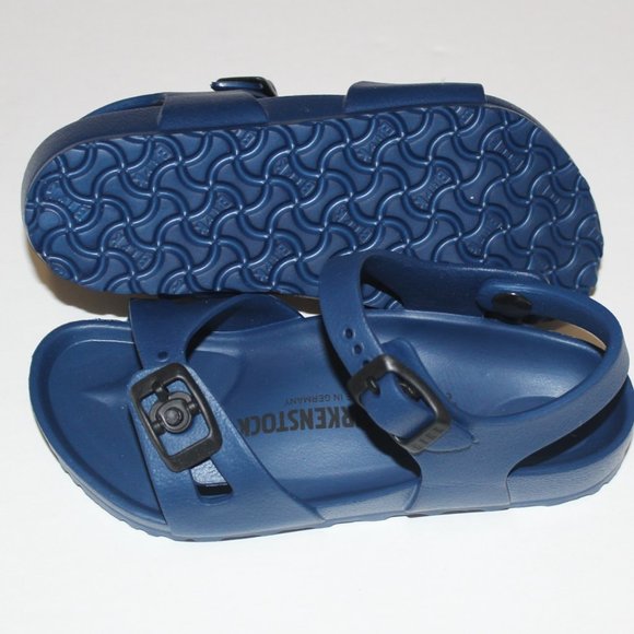 BIRKENSTOCK RIO NAVY EVA ANKLE STRAP SANDAL USK 11 - Picture 6 of 7